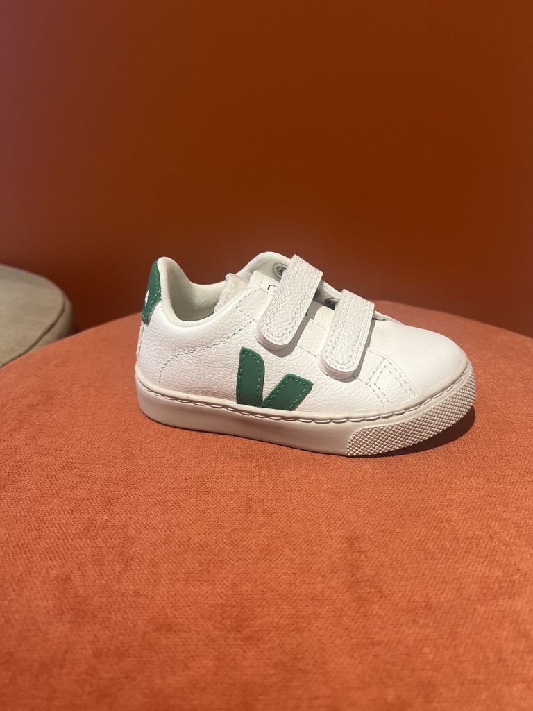 Sneaker white emeraude 