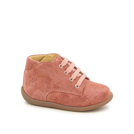 Eerste stapper standup roze velours