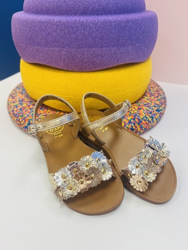 Sandaal plagette multi flo